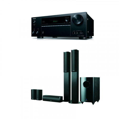 Receiver Onkyo TX-NR656 + Sistem Boxe 5.1 Onkyo SKS-HT728