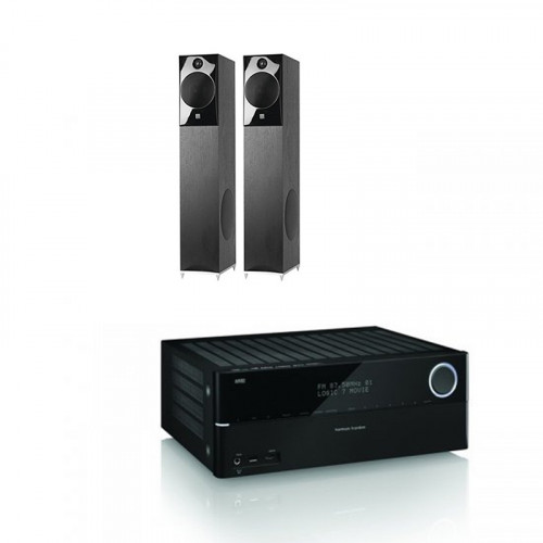 Receiver Av Harman Kardon AVR 370 + BOXE MOREL SOLAN FLOOR-STANDING 5F