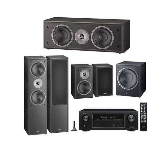 Boxe Magnat Supreme 802+102+Center 252+Sub 202A + Receiver AV Denon AVR-X1400H