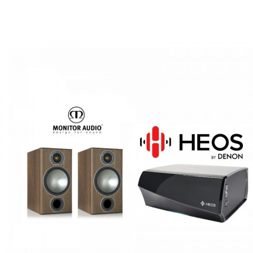 Amplificator Denon Heos Amp + Boxe raft Monitor Audio Bronze 2 