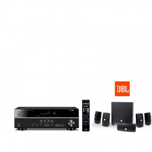 Receiver Yamaha RX-V383 + SISTEM 5.1 JBL HOME CINEMA 610