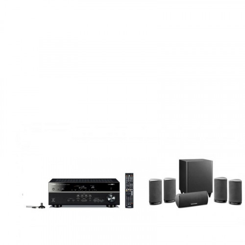 Receiver Yamaha RX-V381 + Sistem 5.1 boxe Harman Kardon Hkts 5