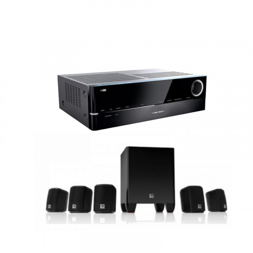 Receiver AV Harman Kardon AVR-151S + SISTEM 5.1 JBL HOME CINEMA 510