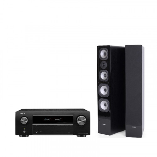 Receiver AV Denon AVRX550BT + Boxe Podea Dynavoice Challenger M-65 EX V.4