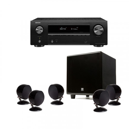 Receiver AV Denon AVRX550BT + Sistem boxe 5.1 MOREL BEAT-X