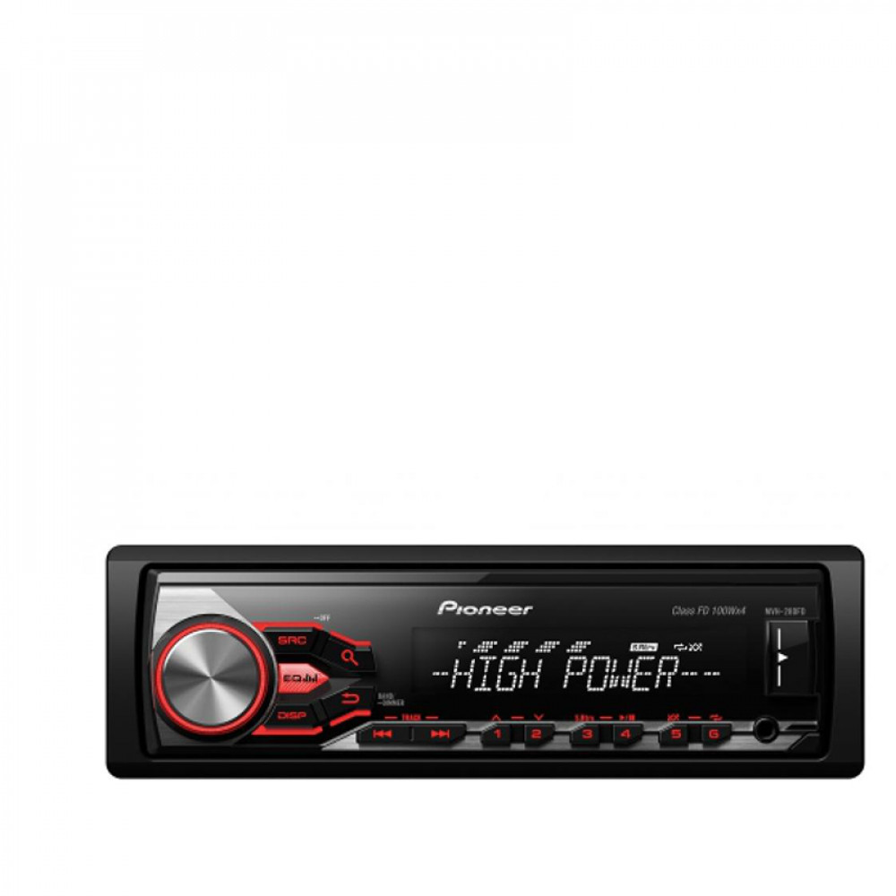  Pioneer MVH-280FD High Power Car Stereo with RDS Tuner, USB and  Aux-in. Supports iPod/iPhone Direct Control and Android. : Electronics