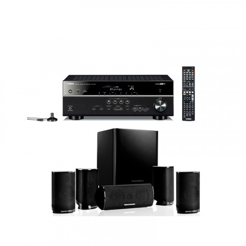 Pachet Home CInema Yamaha Rx-V475+Home Cinema Harman Kardon Hkts 5