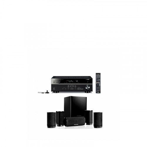 Receiver Yamaha Rx-V377 + Sistem 5.1 boxe Harman Kardon Hkts 5