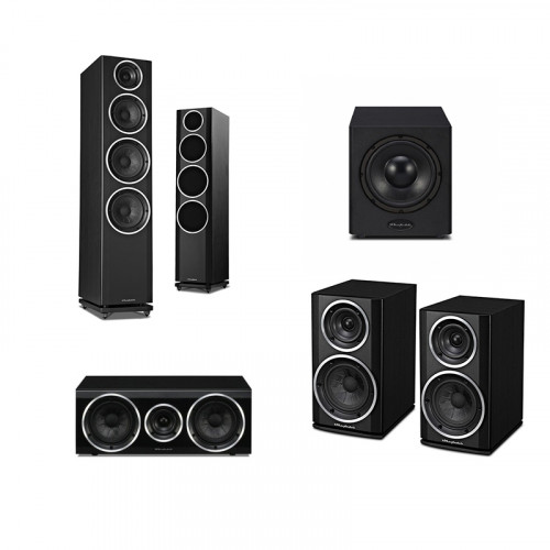 Boxe Wharfedale Diamond 156 + Boxe Wharfedale Diamond 121 + Boxa centru Wharfedale Diamond 101c + Subwoofer Wharfedale WH-S10