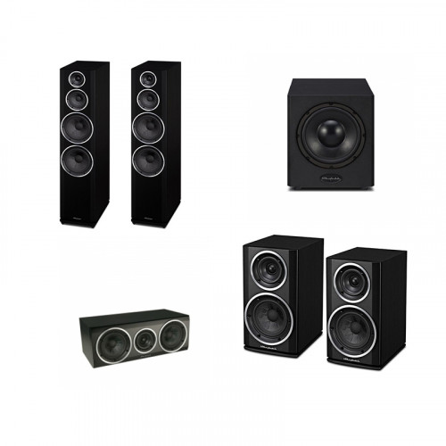 Boxe Wharfedale Diamond 159 + Boxe Wharfedale Diamond 121 + Boxa centru Wharfedale Diamond 101c + Subwoofer Wharfedale WH-S10