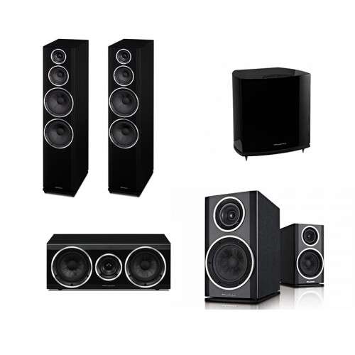 Boxe Wharfedale 159 + 122 + 102c + Subwoofer Powercube SPC-12