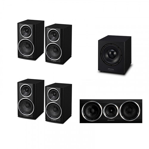 Boxe Wharfedale Diamond 121 + Boxa centru Wharfedale Diamond 101c + Subwoofer Wharfedale WH-S8