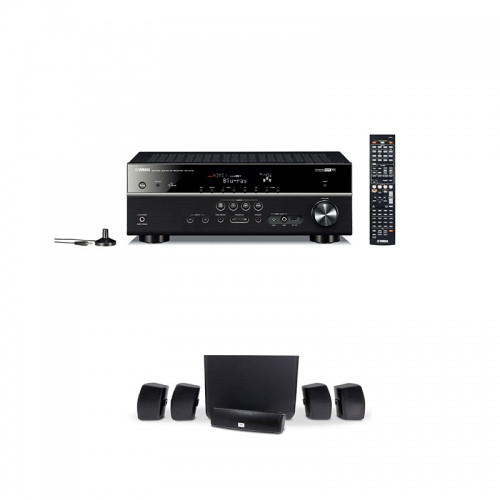 Receiver Yamaha RX-V477 + SISTEM 5.1 JBL HOME CINEMA 610