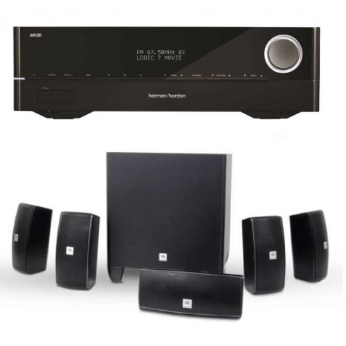 Receiver Av Harman Kardon Avr 161 + SISTEM 5.1 JBL HOME CINEMA 610