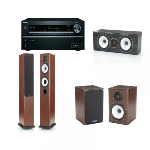 Receiver Onkyo TX-NR626 + Boxe Monitor Audio BX5 + BX1 + BXcen