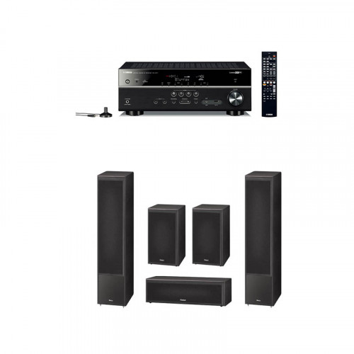 Receiver Yamaha RX-V477 + Sistem 5.0 Magnat Monitor Supreme 1002+202+252