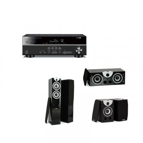 Receiver AV Yamaha RX-V379 + Sistem Boxe Dynavoice Magic F6 EX +  S4 EX + C4 EX