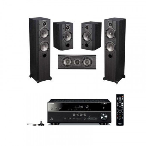 Receiver Yamaha RX-V479 + Wharfedale Vardus VR-300 5.0 Pack