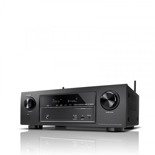 RECEIVER AV 7.2 DENON AVR-X1300W BLACK. WI-FI. AIRPLAY. BLUETOOTH. 4K ULTRA HD. HDCP 2.2