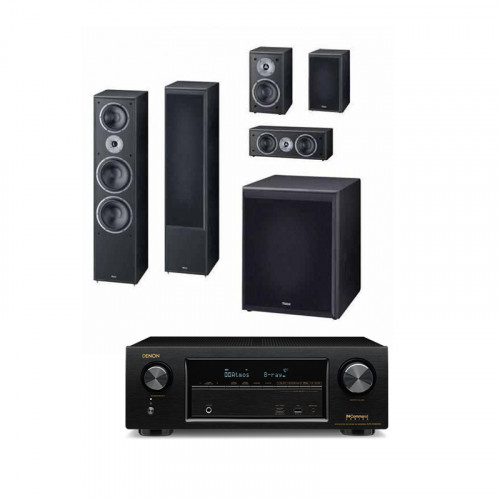 Sistem 5.1 Magnat Monitor Supreme 2002 + 102 + Center 252 + Subwoofer 302A + RECEIVER AV 7.2 DENON AVR-X1300W BLACK. WI-FI. AIRPLAY. BLUETOOTH. 4K ULTRA HD. HDCP 2.2